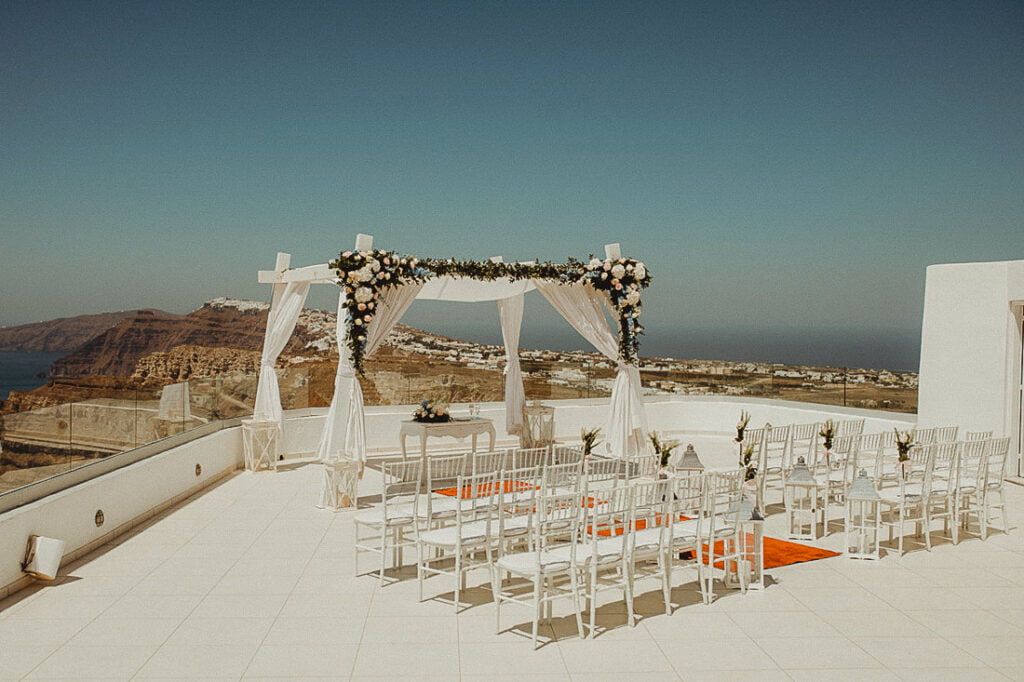 Best wedding venues in Santorini - Ultimate Guide by a local Cinematographer 8 Best Wedding Venues in Santorini featuring Santo Wines in Pyrgos